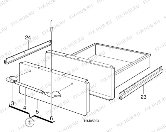 Взрыв-схема посудомоечной машины Zanussi ZL54C - Схема узла H10 Storage/Warming